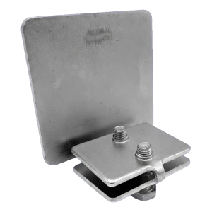 PSG terminação de perfil de carril de deslizamento para portão deslizante 80x80 mm galvanizado