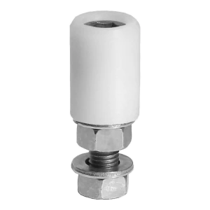 PSG – rolo guia FI 35 mm para portão deslizante, branco