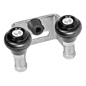 Suporte superior PSG para portão de correr com rolos de borracha – espaçamento 80 mm