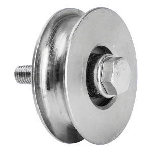 PSG roda de portão tipo 'O' fi 70 mm para trilho redondo – galvanizada