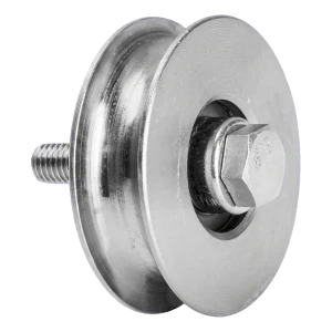 PSG – roldana de portão tipo O fi 88 mm para calha redonda