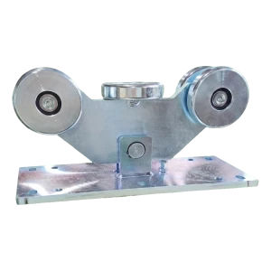 PSG carrinho de portão de 5 rolamentos para trilho 140 mm – rolamentos de aço ⌀126 mm