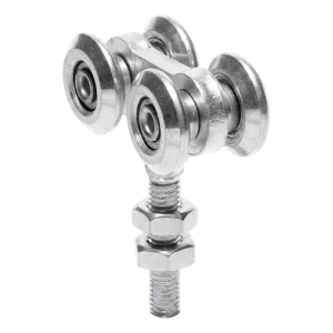 PSG – roldana superior de portão com quatro rolos fi 25 mm para portões suspensos