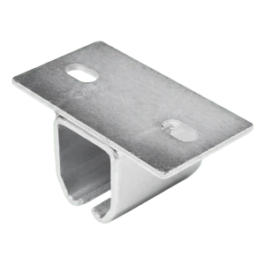 Gancho PSG para calha de portão deslizante 50×46 mm – galvanizado, 130 mm