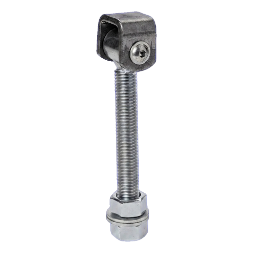 Dobradiça regulável longa para portões de batente M18 aço galvanizado 001-343 (2)