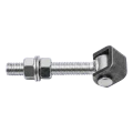 Dobradiça regulável longa para portões de batente M18 aço galvanizado 001-343 (3)
