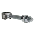 Dobradiça regulável longa para portões de batente M18 aço galvanizado 001-343 (4)