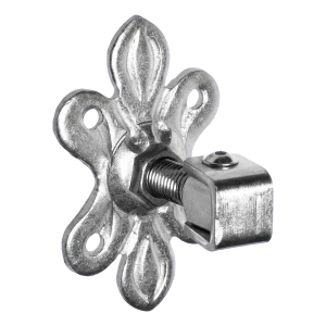 Gonzo portão regulável com escudo decorativo M20 160×105×6 mm aço galvanizado
