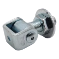 Dobradiça regulável PSG para soldar M20 galvanizada 88 mm 001-362 (2)