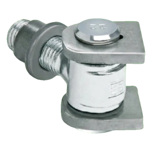 Comunello – dobradiça ajustável para soldadura com rosca M22, galvanizada