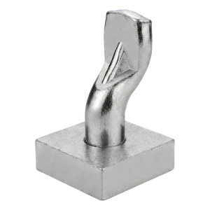 PSG perno com placa 60×60 mm – dobradiça inferior para portão batente