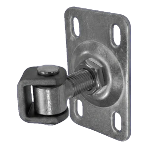 Dobradiça regulável portão M20 aço com base 120×75 mm