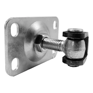 PSG dobradiça regulável para aparafusar M12 com chapa 54×85 mm galvanizada