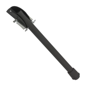 Pé de porta com mola em aço 265 mm preto
