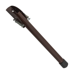Pata de bloqueio de porta com mola 320 mm castanha – batente para portas e portões