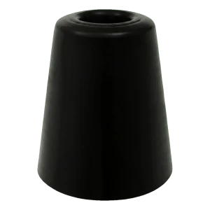 Batente de borracha para porta 70 mm preto – grande, sem bucha