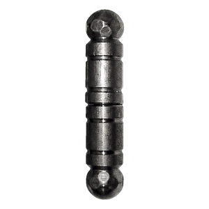 Dobradiça decorativa PSG torneada de aço para portões H122 × Ø24 mm
