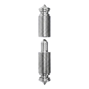 Dobradiça rotativa decorativa PSG com esfera para portões e cancelas fi 35 mm H190 mm em aço