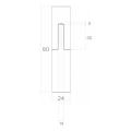 Dobradiça de rolamento portão PSG FI 24×80 com esfera para portões de batente 001-472 (2)