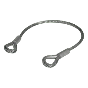 Comunello cabo de segurança para portão de aço galvanizado 500 mm