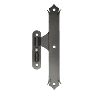 Dobradiça de cinta central decorativa com esfera para portões de batente 400 mm