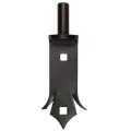 Perno decorativo da dobradiça de correia fi 14 mm para portões de batente – para aparafusar 001-510 (1)