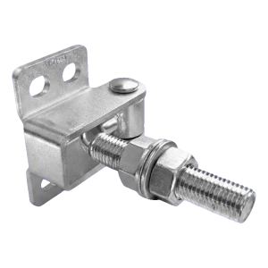 Dobradiça regulável dobrada M16 para portões e portinholas – 180° / 125 mm, galvanizada