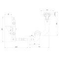 Comunello Albatros Piccolo – sistema de dobradiças para portão articulado até 4 m / 100 kg 001-530 (8)