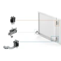 Comunello Albatros Piccolo – sistema de dobradiças para portão articulado até 4 m / 100 kg 001-530 (9)