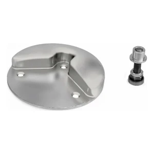 Batente para portão articulado Comunello galvanizado redondo ø160 mm H30