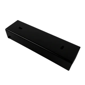 Perfil C de ligação suporte para fundação 200x55 preto