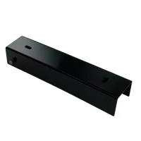 Perfil em C - Conector para base 200x50 preto