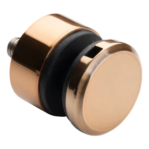 Fixação pontual para vidro 6-12 mm fi 30/13/M8x40 AISI 304 sistema plano cobre