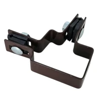 Abraçadeira para painéis de vedação angular 60x40 bronze