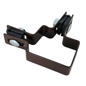 Abraçadeira para painéis de vedação angular 60x40 bronze