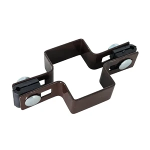 Abraçadeira intermédia para painéis de vedação 60x40 bronze