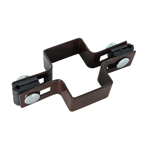 Braçadeira intermédia para painéis de vedação 40x60 castanho GPV-700-05 (1)