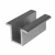 Grampo Central H24 furo M8 Alumínio 6060 - PV-04-01