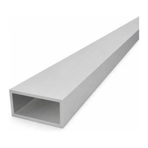 Tubo de alumínio retangular 30×60×3 mm – perfil fechado EN AW-6060, L=2000 mm