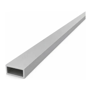 Tubo de alumínio retangular 15×30×2 mm – perfil fechado EN AW-6060, L=2000 mm