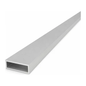Tubo de alumínio retangular 15×40×2 mm – perfil fechado EN AW-6060, L=2000 mm