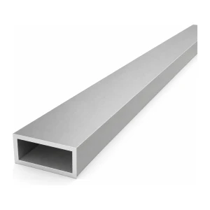 Tubo de alumínio retangular 20×40×3 mm – perfil EN AW-6060 L=2000 mm