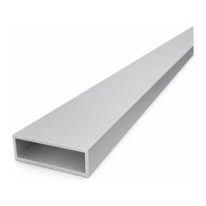 Tubo de alumínio retangular 20×60×2 mm – perfil fechado EN AW-6060, L=2000 mm