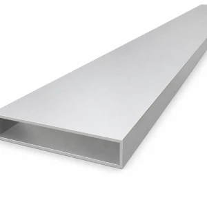 Tubo de alumínio retangular 20×100×2 mm – perfil fechado L=2000 mm EN AW-6060
