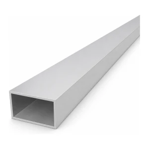 Tubo de alumínio retangular 30×50×2 mm – perfil fechado L=2000 mm