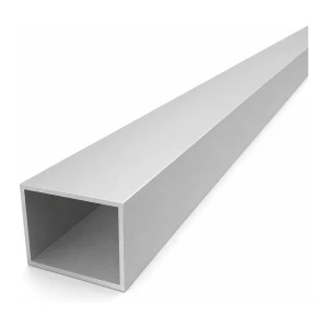 Tubo de alumínio retangular 40×50×2 mm – perfil fechado EN AW-6060, L=2000 mm