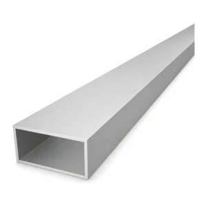 Tubo alumínio retangular 30×60×2 mm – perfil fechado L=2000 mm