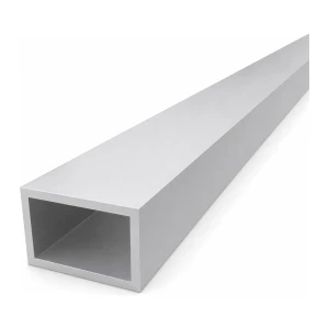 Tubo de alumínio retangular 40×60×4 mm EN AW-6060 – comprimento 2000 mm