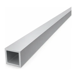 Tubo de alumínio quadrado 30×30×3 mm – perfil fechado L=2000 mm