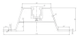Ponte Trapezoidal 40cm H-40 em EPDM para Telhados em Chapa Trapezoidal PV-02-03-02 (1)
